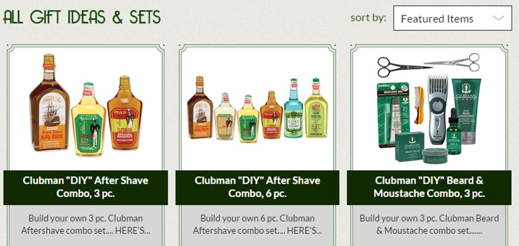 Clubman Online Gift Sets and Gift Ideas