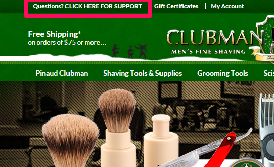Clubman Online Support Link