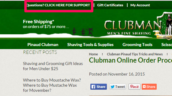 Clubman Online Shaving and Grooming Supplies